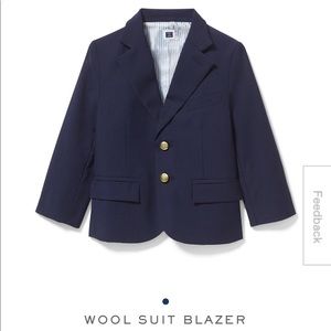 Janie and Jack baby boy Wool suit blazer